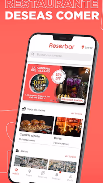 Reserbar: Ahorra comiendo Screenshot 3 - AppWisp.com Reserbar: Ahorra comiendo Screenshot 3 - AppWisp.com