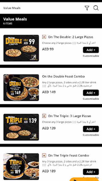 Debonairs Pizza UAE Screenshot 4 - AppWisp.com Debonairs Pizza UAE Screenshot 4 - AppWisp.com