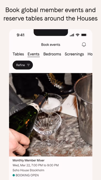 Soho House Screenshot 4 - AppWisp.com Soho House Screenshot 4 - AppWisp.com