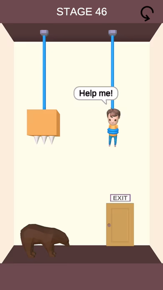 Rescue Cut - Rope Puzzle Screenshot 1 - AppWisp.com Rescue Cut - Rope Puzzle Screenshot 1 - AppWisp.com