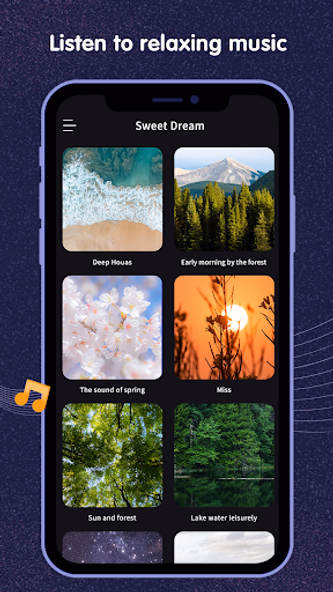 Sweet Dream - Sleep Sounds Screenshot 2 - AppWisp.com Sweet Dream - Sleep Sounds Screenshot 2 - AppWisp.com
