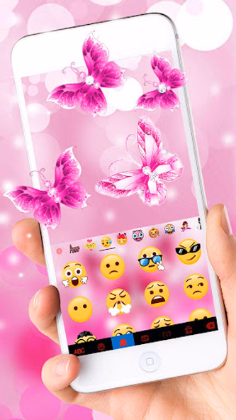 Pink Butterfly 2 Theme Screenshot 3 - AppWisp.com Pink Butterfly 2 Theme Screenshot 3 - AppWisp.com
