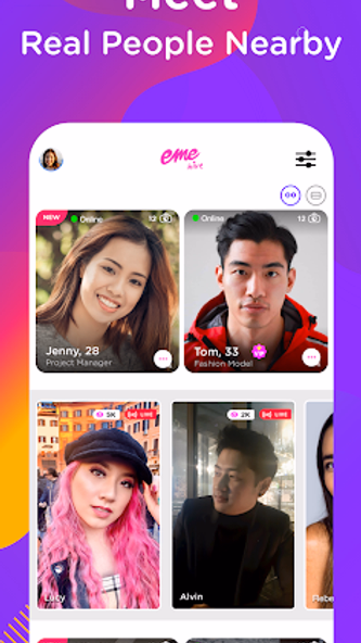 EME Hive - Meet, Chat, Go Live Screenshot 1 - AppWisp.com EME Hive - Meet, Chat, Go Live Screenshot 1 - AppWisp.com