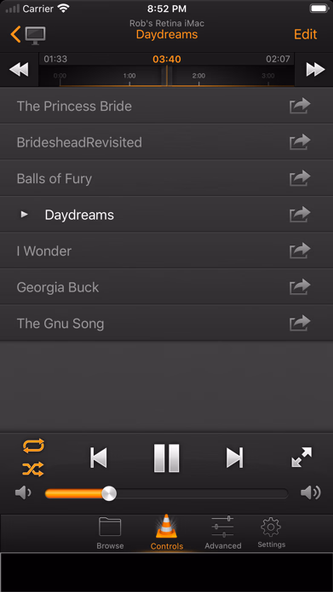 VLC Remote Screenshot 2 - AppWisp.com VLC Remote Screenshot 2 - AppWisp.com