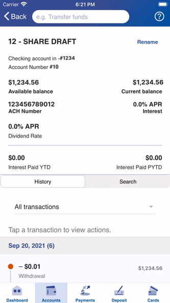 Community Healthcare FCU Screenshot 4 - AppWisp.com Community Healthcare FCU Screenshot 4 - AppWisp.com
