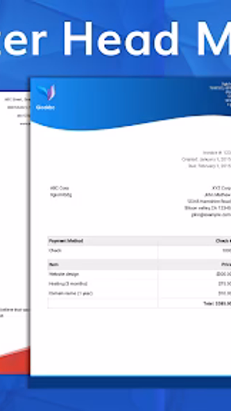 Letterhead Maker with logo PDF Screenshot 1 - AppWisp.com Letterhead Maker with logo PDF Screenshot 1 - AppWisp.com
