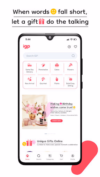 IGP: Flowers, Cakes, Gifts App Screenshot 2 - AppWisp.com IGP: Flowers, Cakes, Gifts App Screenshot 2 - AppWisp.com