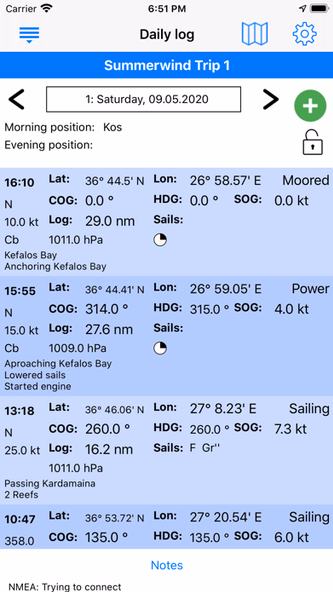 Skippers Log Screenshot 1 - AppWisp.com Skippers Log Screenshot 1 - AppWisp.com