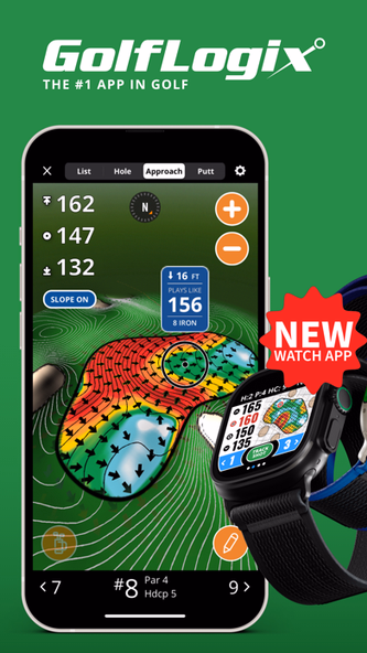 GolfLogix Golf GPS App + Watch Screenshot 1 - AppWisp.com