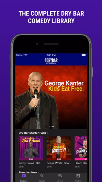 Dry Bar Comedy+ Screenshot 2 - AppWisp.com Dry Bar Comedy+ Screenshot 2 - AppWisp.com
