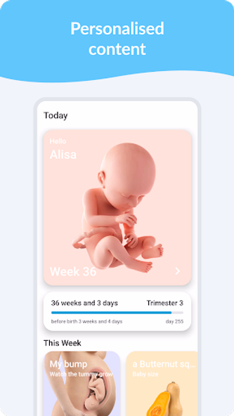 Pregnancy Tracker & Day by Day Screenshot 1 - AppWisp.com Pregnancy Tracker & Day by Day Screenshot 1 - AppWisp.com