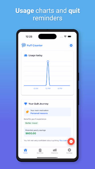 Affordable Puff Counter Screenshot 3 - AppWisp.com