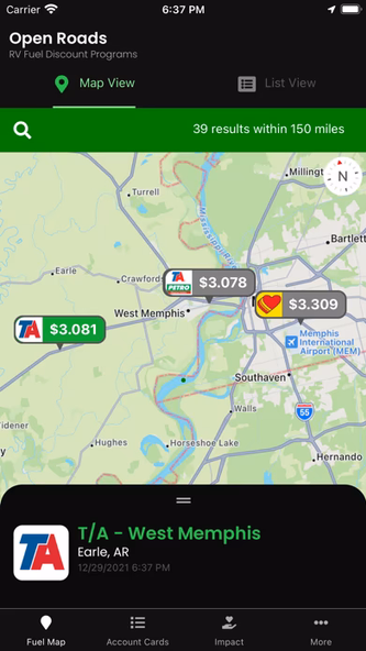 TSD Open Roads Screenshot 1 - AppWisp.com TSD Open Roads Screenshot 1 - AppWisp.com