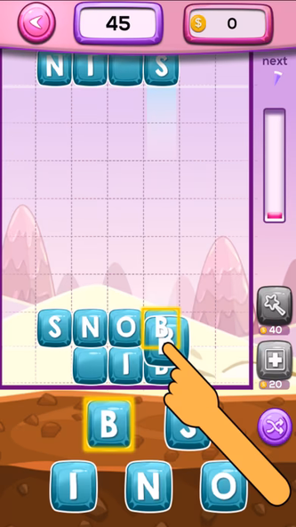 Words Drop Screenshot 1 - AppWisp.com Words Drop Screenshot 1 - AppWisp.com