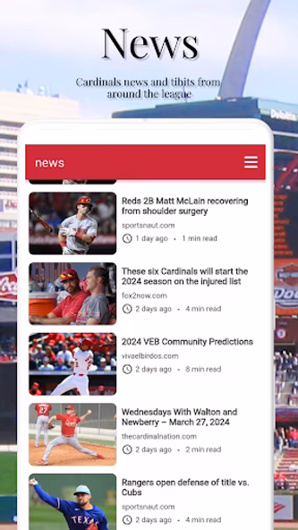 St. Louis Baseball Screenshot 1 - AppWisp.com St. Louis Baseball Screenshot 1 - AppWisp.com