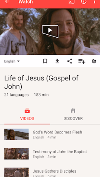 Jesus Film Project Screenshot 2 - AppWisp.com Jesus Film Project Screenshot 2 - AppWisp.com