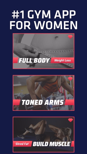 Gym Workout Planner For Women Screenshot 1 - AppWisp.com Gym Workout Planner For Women Screenshot 1 - AppWisp.com