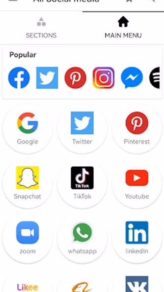 all social media apps in 1 app Screenshot 1 - AppWisp.com all social media apps in 1 app Screenshot 1 - AppWisp.com