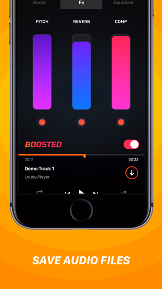 Volume Bass Booster-Equalizer+ Screenshot 4 - AppWisp.com Volume Bass Booster-Equalizer+ Screenshot 4 - AppWisp.com