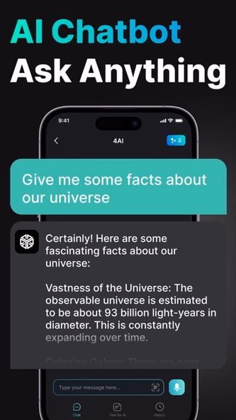 Chat & Ask AI Assistant: GemAI Screenshot 1 - AppWisp.com Chat & Ask AI Assistant: GemAI Screenshot 1 - AppWisp.com