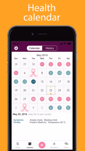iPeriod Period Tracker + Screenshot 3 - AppWisp.com iPeriod Period Tracker + Screenshot 3 - AppWisp.com