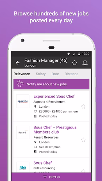 Caterer Job Search Screenshot 2 - AppWisp.com Caterer Job Search Screenshot 2 - AppWisp.com