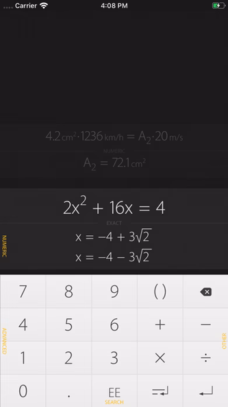 Archimedes Calculator Screenshot 4 - AppWisp.com Archimedes Calculator Screenshot 4 - AppWisp.com