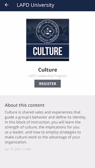 LAPD University Screenshot 4 - AppWisp.com LAPD University Screenshot 4 - AppWisp.com