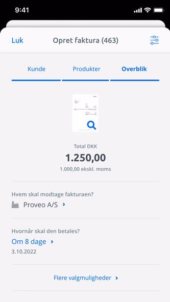 Dinero Regnskabsprogram Screenshot 3 - AppWisp.com Dinero Regnskabsprogram Screenshot 3 - AppWisp.com