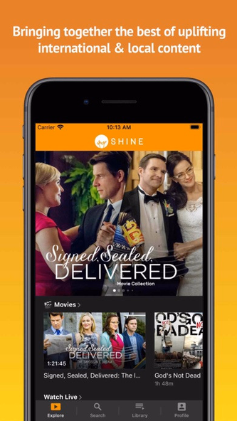 Shine TV Screenshot 2 - AppWisp.com Shine TV Screenshot 2 - AppWisp.com