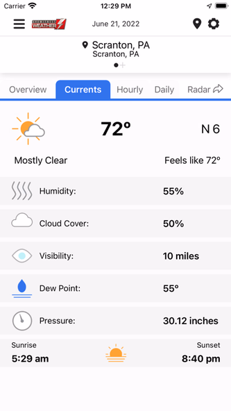 Eyewitness Weather WBRE WYOU Screenshot 3 - AppWisp.com Eyewitness Weather WBRE WYOU Screenshot 3 - AppWisp.com