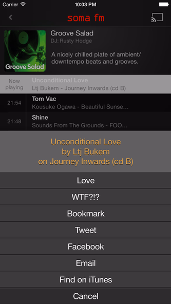 SomaFM Radio Player Screenshot 4 - AppWisp.com SomaFM Radio Player Screenshot 4 - AppWisp.com