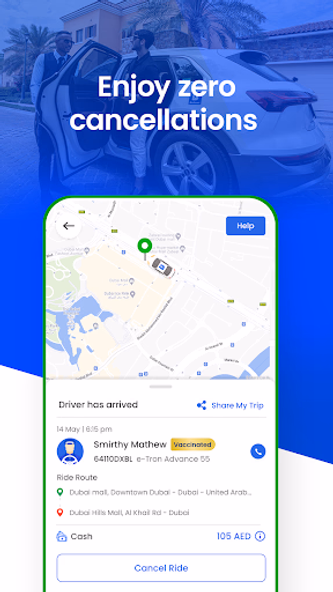 BluSmart:Premium Cabs in Dubai Screenshot 2 - AppWisp.com BluSmart:Premium Cabs in Dubai Screenshot 2 - AppWisp.com