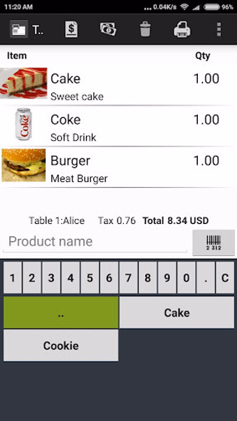 TabShop Point of Sale POS Screenshot 2 - AppWisp.com TabShop Point of Sale POS Screenshot 2 - AppWisp.com