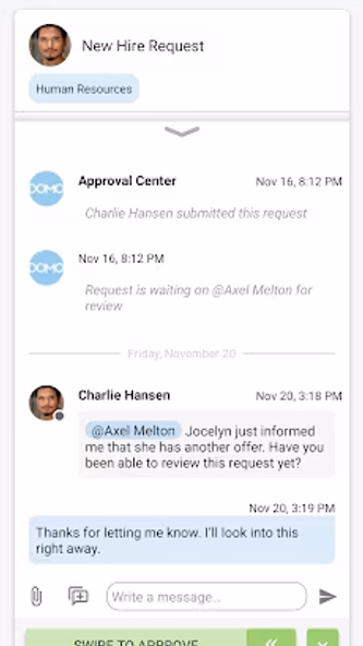 Domo Approvals Screenshot 4 - AppWisp.com Domo Approvals Screenshot 4 - AppWisp.com