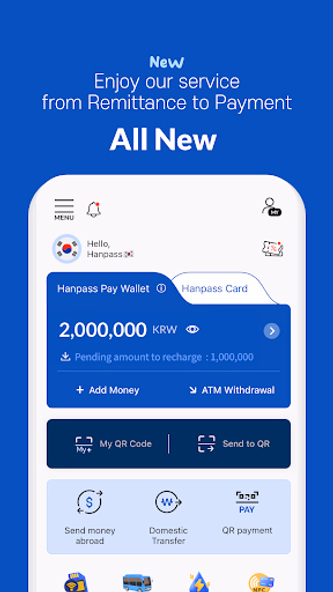 Hanpass - Overseas Remittance Screenshot 2 - AppWisp.com Hanpass - Overseas Remittance Screenshot 2 - AppWisp.com