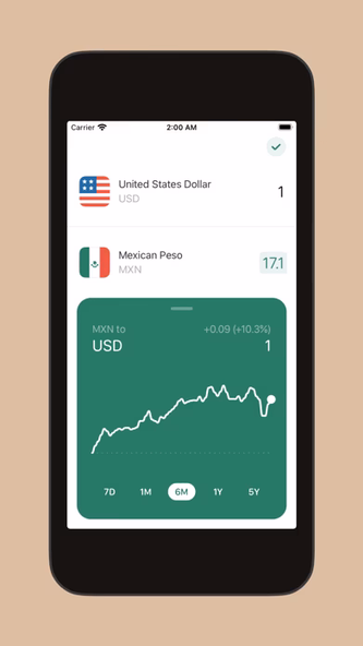 Currency Converter ‧ Screenshot 2 - AppWisp.com Currency Converter ‧ Screenshot 2 - AppWisp.com
