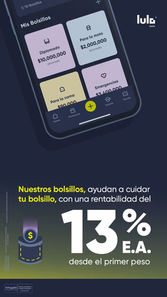 Lulo - Maneja tus finanzas Screenshot 4 - AppWisp.com Lulo - Maneja tus finanzas Screenshot 4 - AppWisp.com