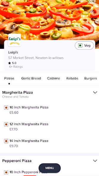 Moon Light - Order Food Online Screenshot 2 - AppWisp.com Moon Light - Order Food Online Screenshot 2 - AppWisp.com