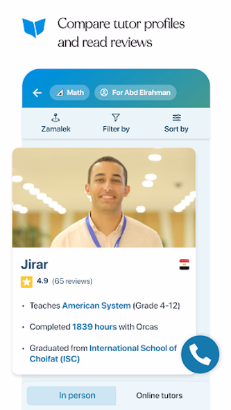 Orcas: Private Tutoring Screenshot 3 - AppWisp.com Orcas: Private Tutoring Screenshot 3 - AppWisp.com