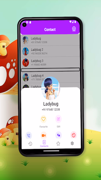 LadyBug Fake Video Call Screenshot 2 - AppWisp.com LadyBug Fake Video Call Screenshot 2 - AppWisp.com