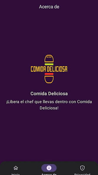 Comida Deliciosa Screenshot 1 - AppWisp.com Comida Deliciosa Screenshot 1 - AppWisp.com