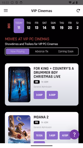 VIP Cinemas Screenshot 3 - AppWisp.com VIP Cinemas Screenshot 3 - AppWisp.com