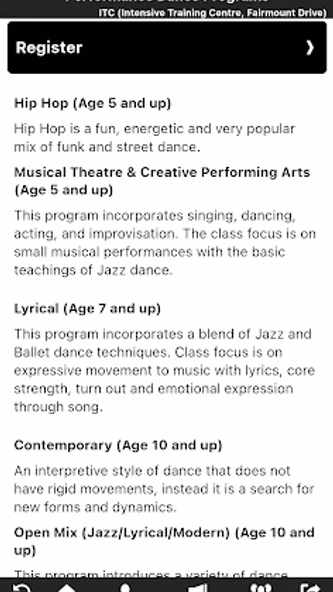 Prestige Dance Academy Screenshot 3 - AppWisp.com Prestige Dance Academy Screenshot 3 - AppWisp.com