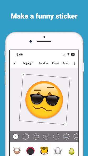 Emoji Studio - Sticker Maker Screenshot 1 - AppWisp.com Emoji Studio - Sticker Maker Screenshot 1 - AppWisp.com