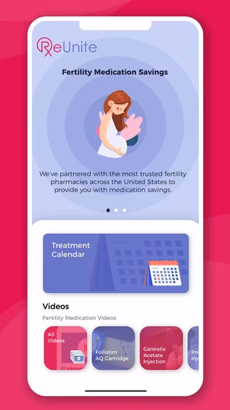 ReUnite Fertility App Screenshot 1 - AppWisp.com ReUnite Fertility App Screenshot 1 - AppWisp.com