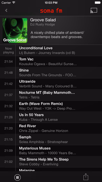 SomaFM Radio Player Screenshot 2 - AppWisp.com SomaFM Radio Player Screenshot 2 - AppWisp.com