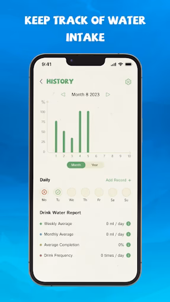 Drink Water Reminder & Tracker Screenshot 2 - AppWisp.com Drink Water Reminder & Tracker Screenshot 2 - AppWisp.com