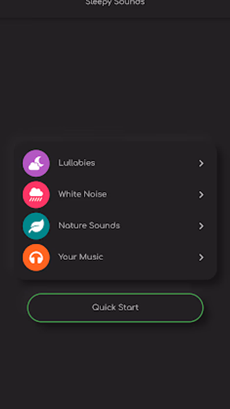 Sleepy Sounds Screenshot 1 - AppWisp.com Sleepy Sounds Screenshot 1 - AppWisp.com
