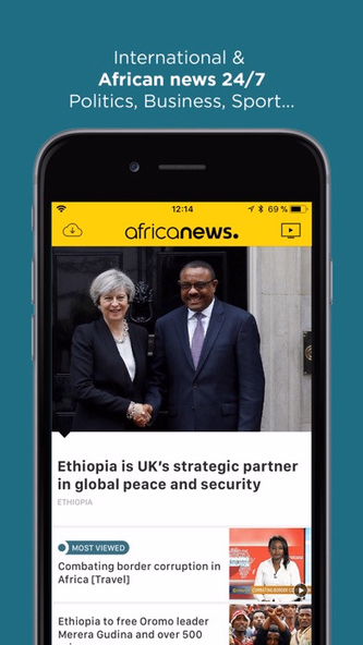 Africanews - News in Africa Screenshot 1 - AppWisp.com Africanews - News in Africa Screenshot 1 - AppWisp.com